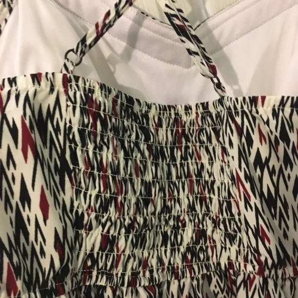 Maroon Aztec Print Dress - Picture 5 of 6